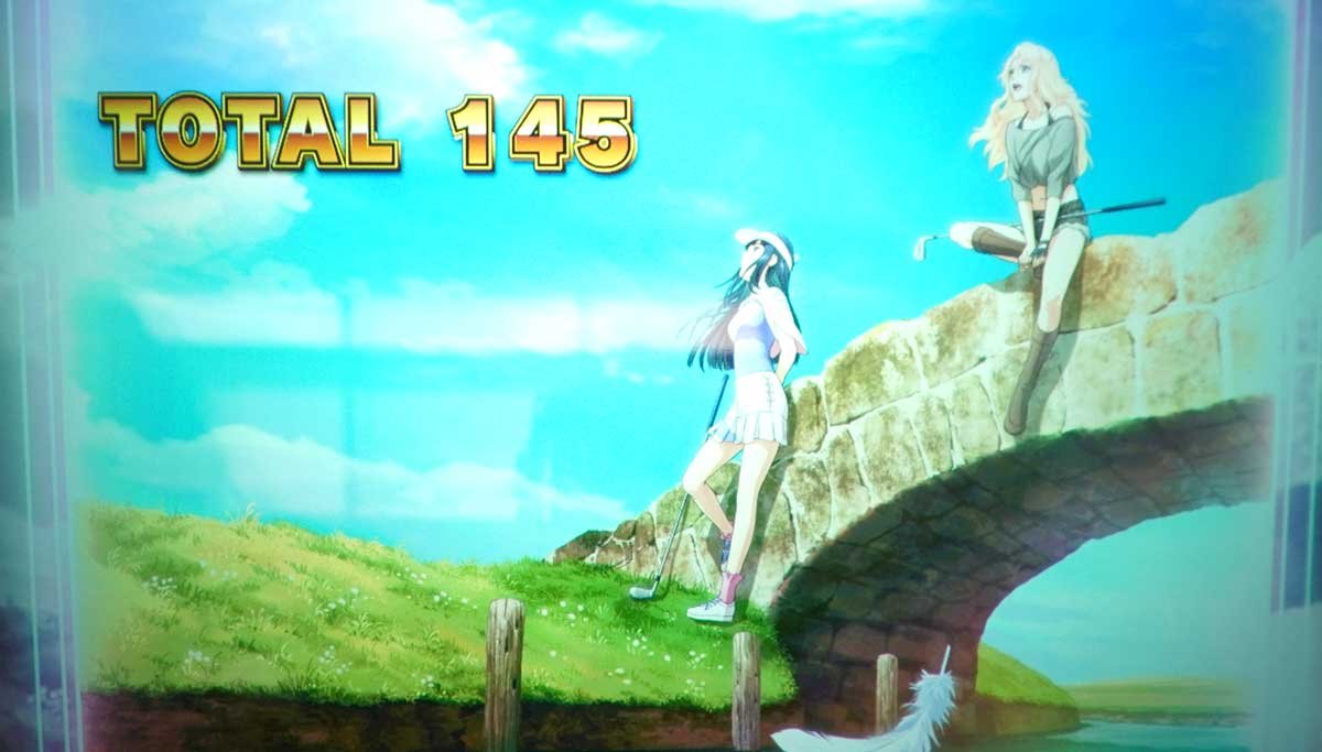 スマスロ BIRDIE WING -Golf Girls' Story-　終了画面　イヴ　葵