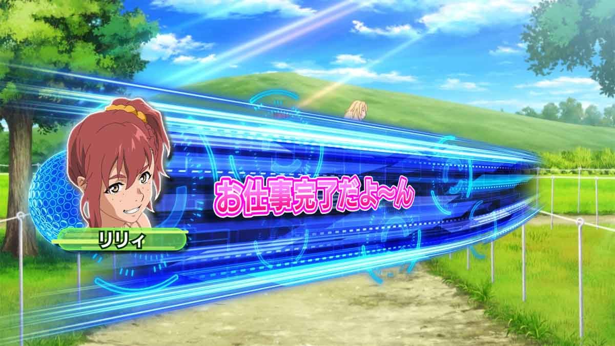 スマスロ BIRDIE WING -Golf Girls' Story-　スタンバイフェーズ　遊技説明演出　リリィ