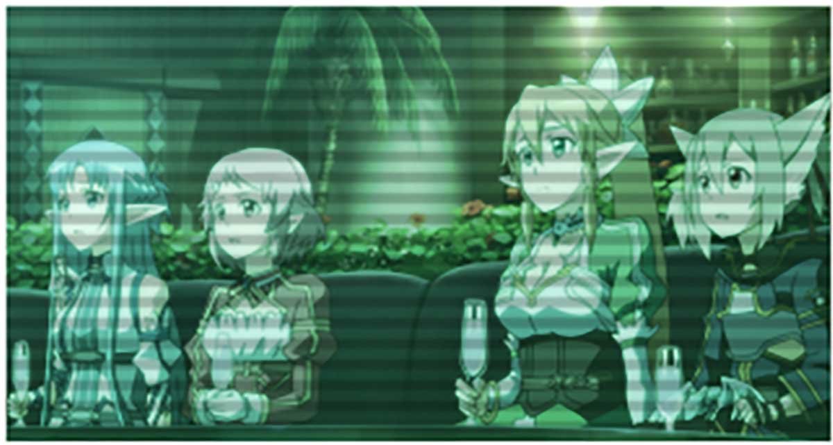 スロット ソードアート・オンラインⅡ 遊戯履歴のキャラ エルフ達