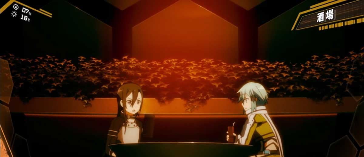 スロット ソードアート・オンラインⅡ 通常ステージ 酒場