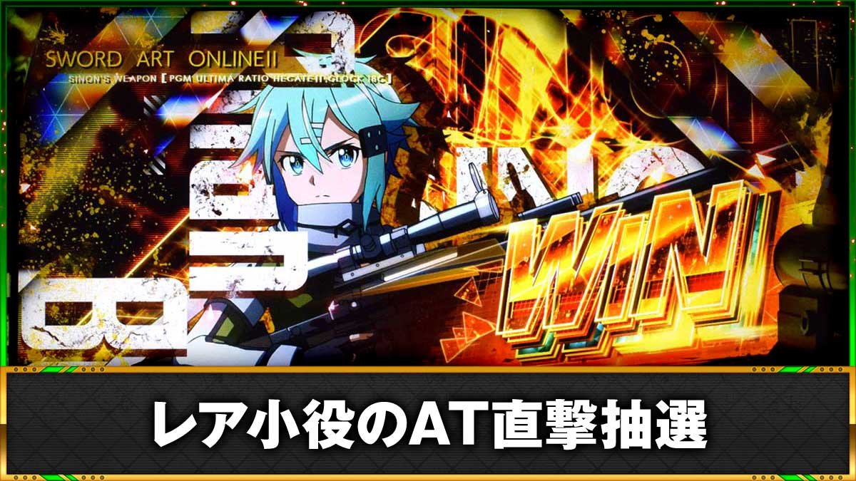 スロット ソードアート・オンラインⅡ　AT直撃抽選　TOP画像
