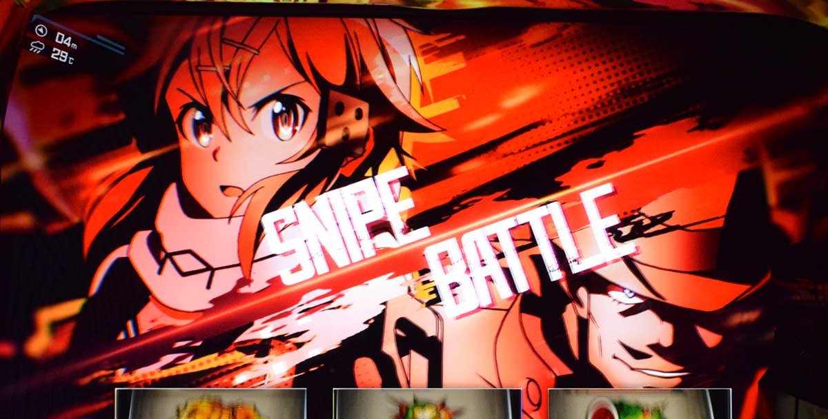 スロット ソードアート・オンラインⅡ　通常時　バトル演出