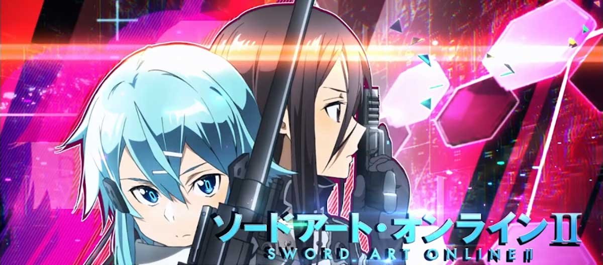スロット ソードアート・オンラインⅡ　アイキャッチ　赤