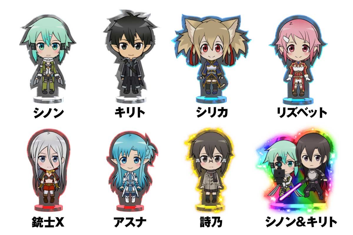 スロット ソードアート・オンラインⅡ　エンディング　ミニキャラ示唆