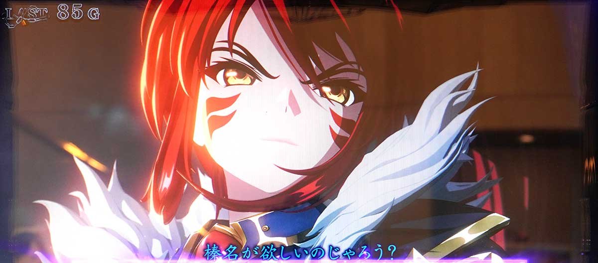L戦国乙女5 業火を穿つ宿焔の双刃　本能寺の変　バトル中　ノブナガ