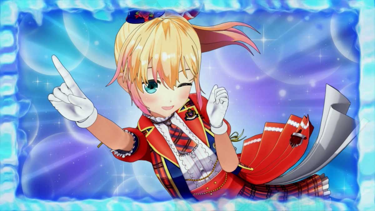 スマスロケロット5BT　虹河ラキモード　ボーナス終了画面　青枠①