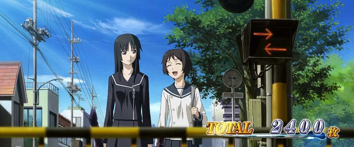 L パチスロ 喰霊-零-Re エンディング終了画面 神楽と黄泉②
