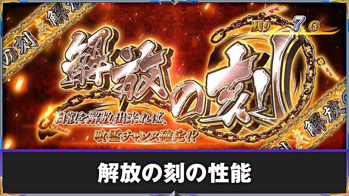 L パチスロ 喰霊-零-Re　CZ　解放の刻TOP