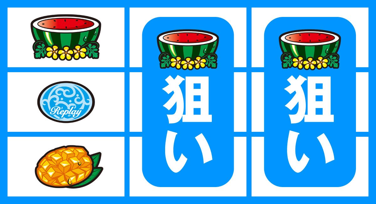 ヤバチバ　上段スイカ停止　