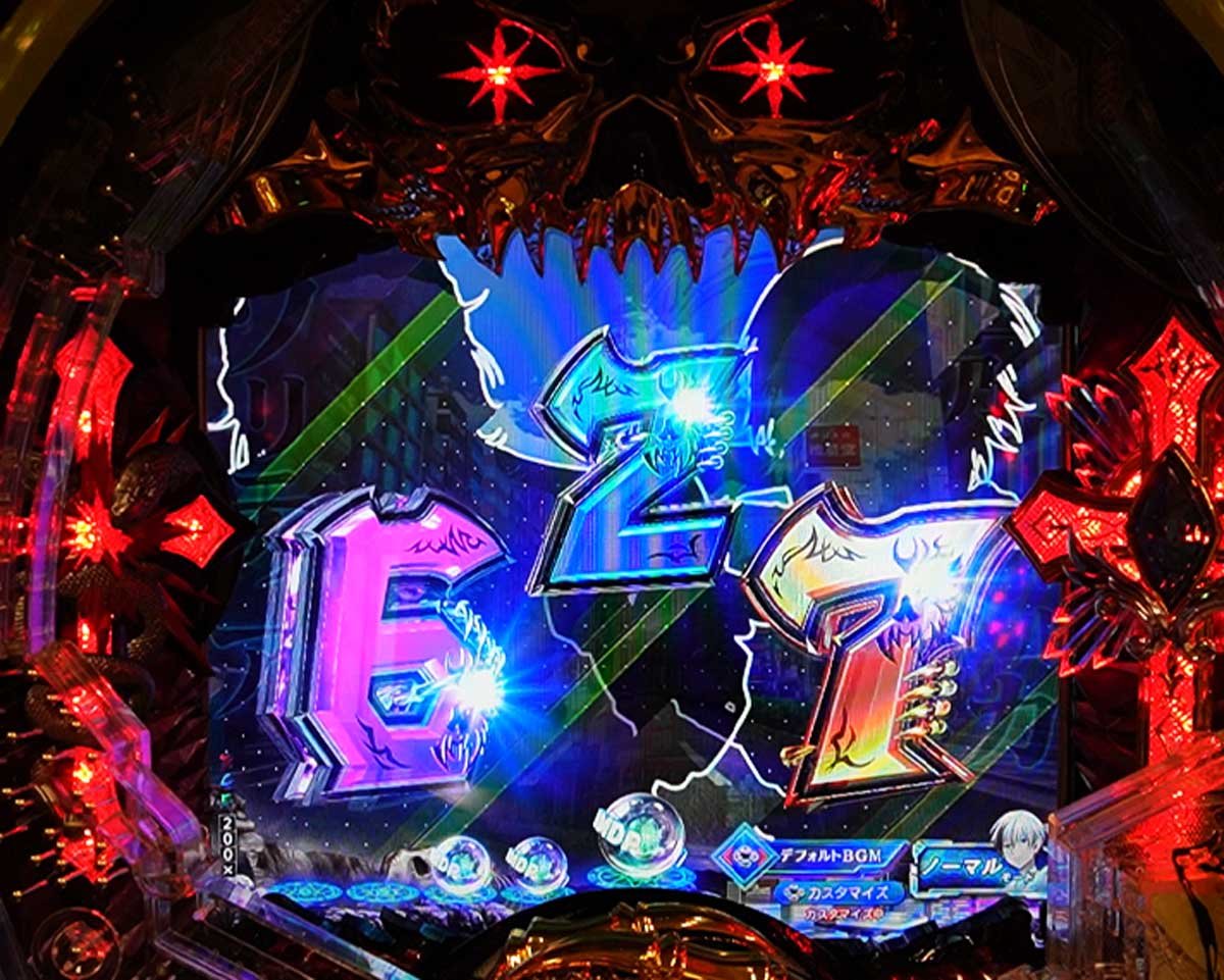 eデッドマウント・デスプレイ 魂神9000 カスタム信頼度・占有率 通常時 ノーマルモード 先フラッシュカスタム