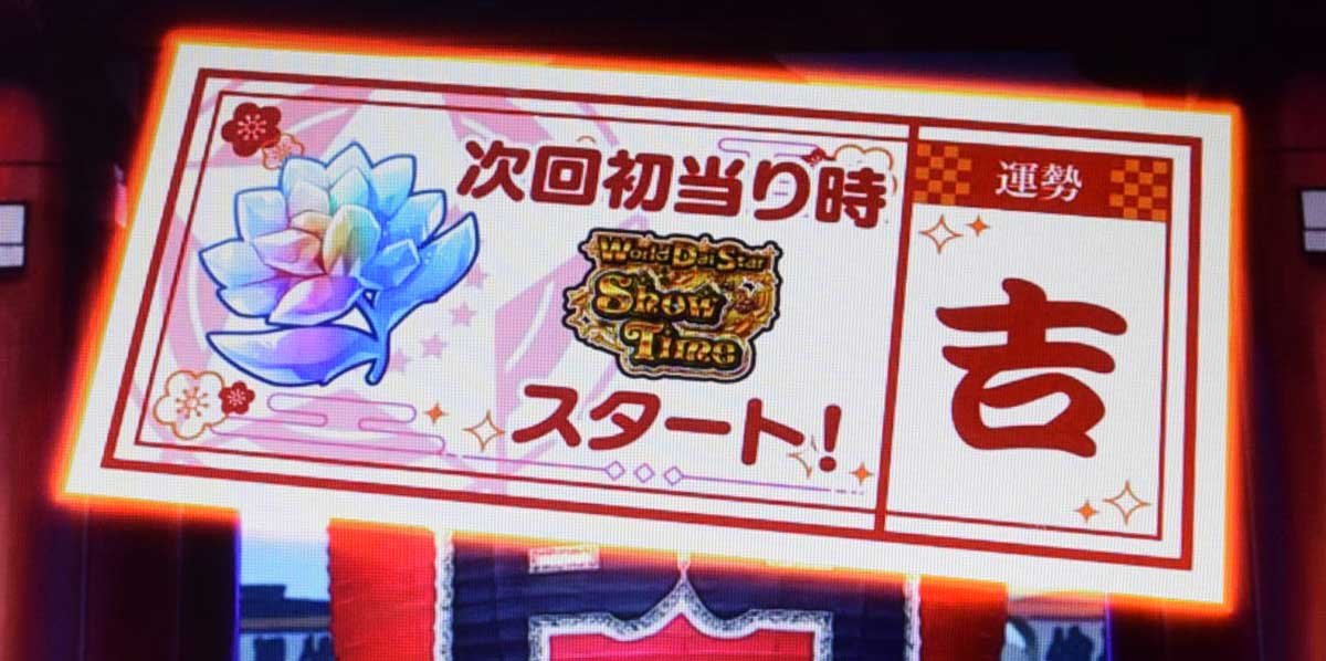 スロット ワールドダイスター　ワールドダイスターモード示唆