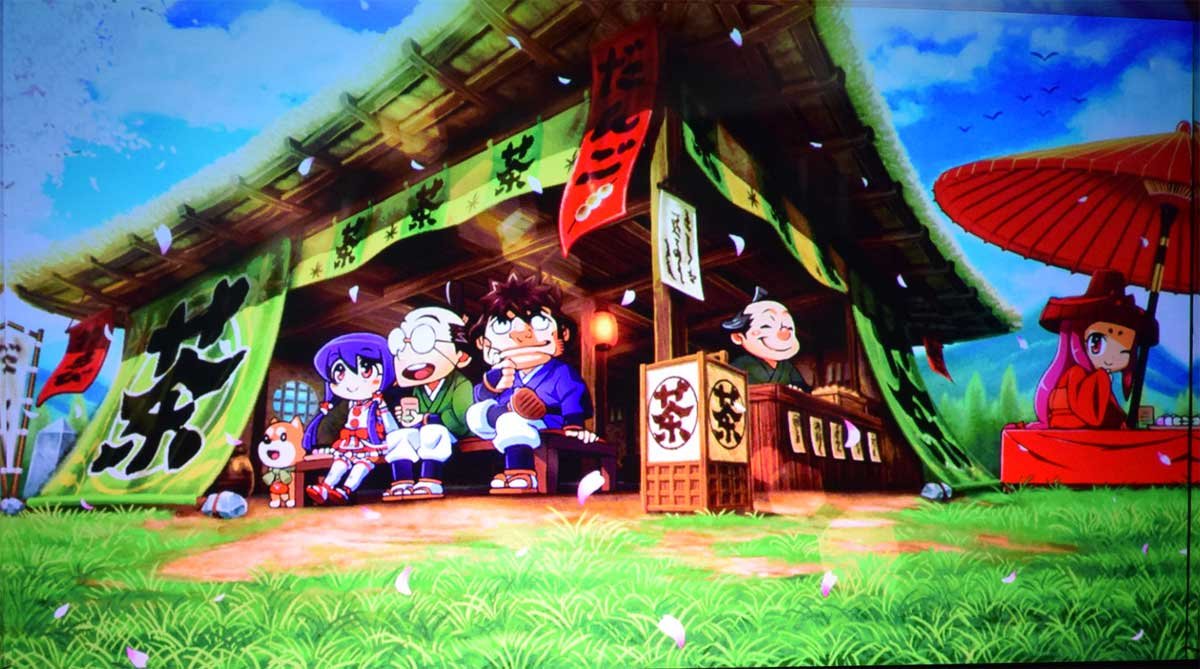 スマスロ やじきた道中記参る！　AT終了画面　茶屋