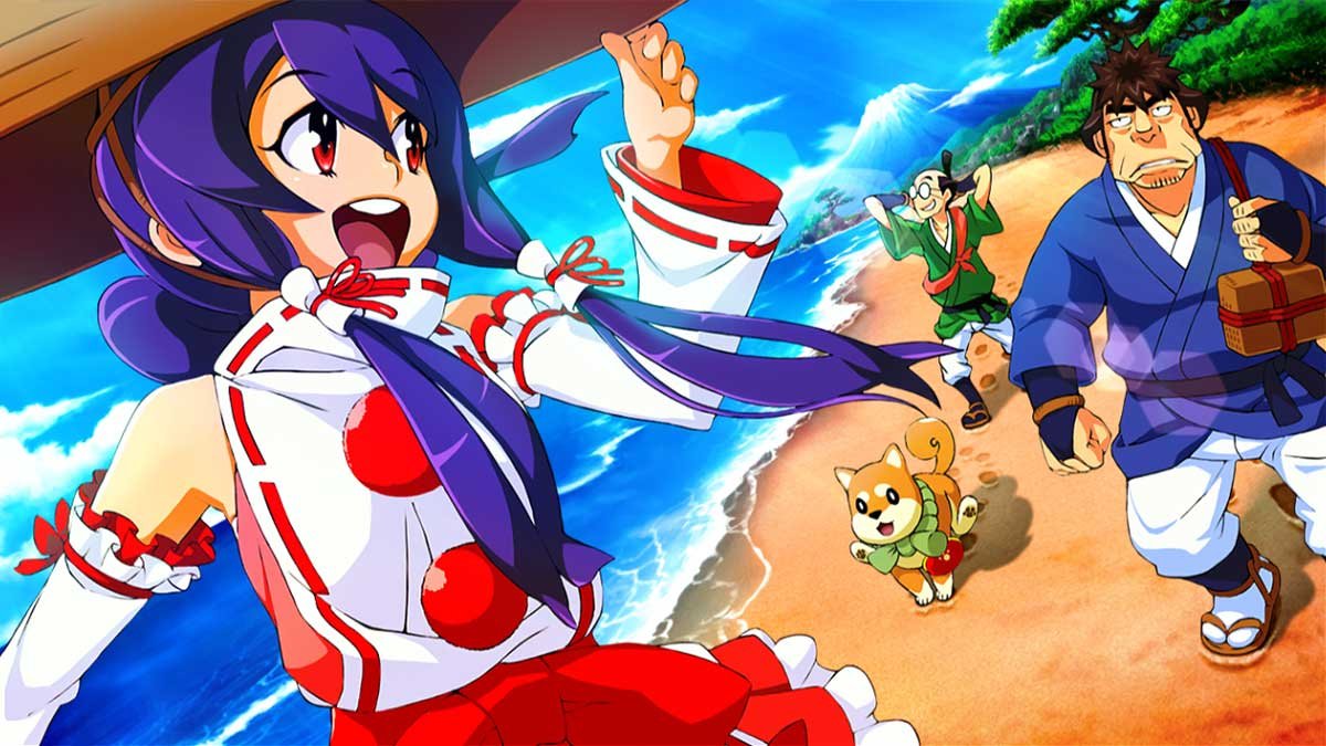 スマスロ やじきた道中記参る！　AT終了画面　茜ちゃん