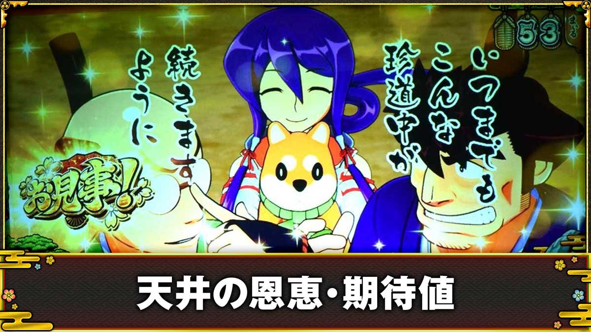 スマスロ やじきた道中記参る！　天井の恩恵・期待値