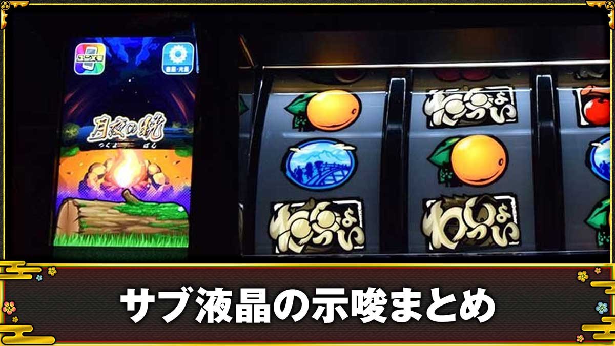 スマスロ やじきた道中記参る！　サブ液晶の示唆まとめ
