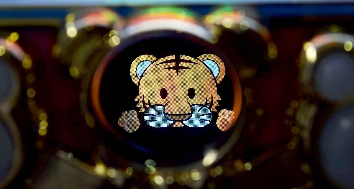 マイジャグラーⅥ　プレミアム演出　トラっぴ点灯