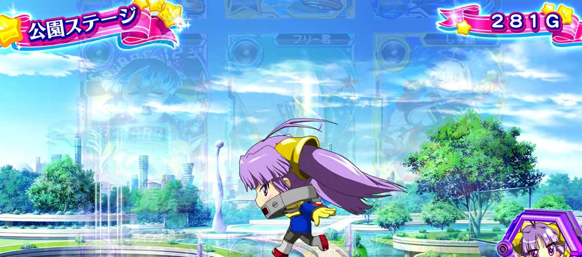 Lすーぱぁびん娘　通常時　キャラ通過演出
