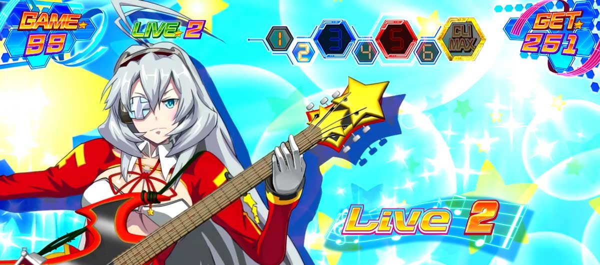 Lすーぱぁびん娘　AT中　セット開始画面　しす娘