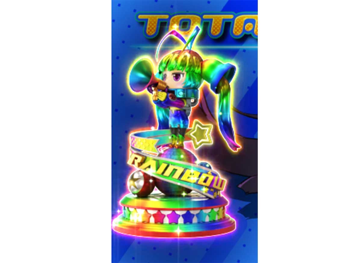 Lすーぱぁびん娘　トロフィー　レインボー