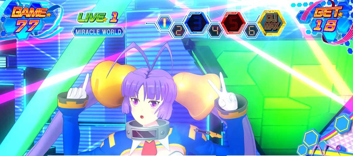 Ｌすーぱぁびん娘　AT中　びん娘ステージ