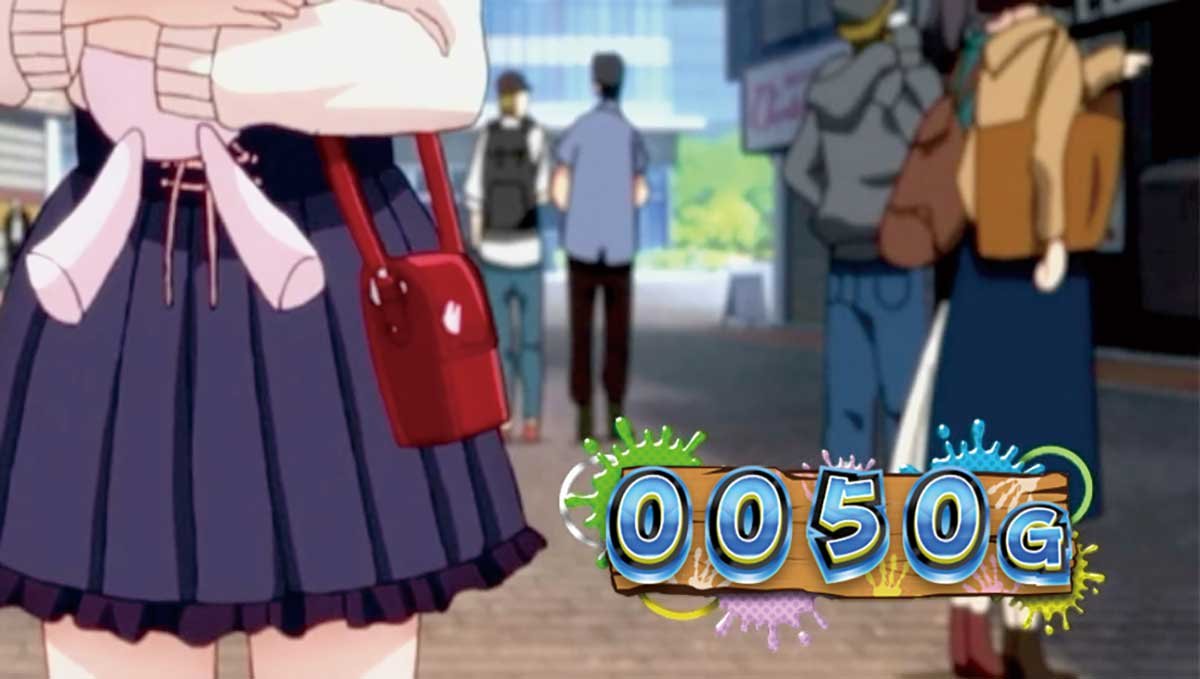 パチスロ見える子ちゃん　ゲーム数　水色