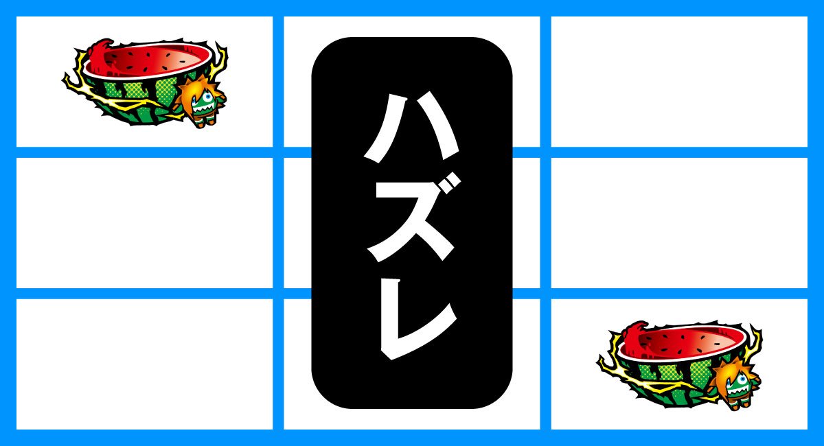 スマスロ ストリートファイター6　スイカハズレ（中リール）