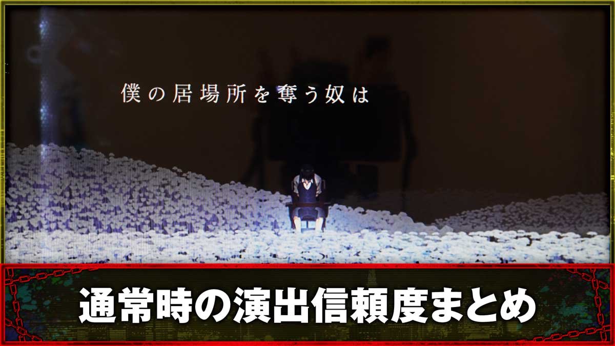 東京喰種 999 デカヘソ　通常時の予告・演出信頼度まとめ