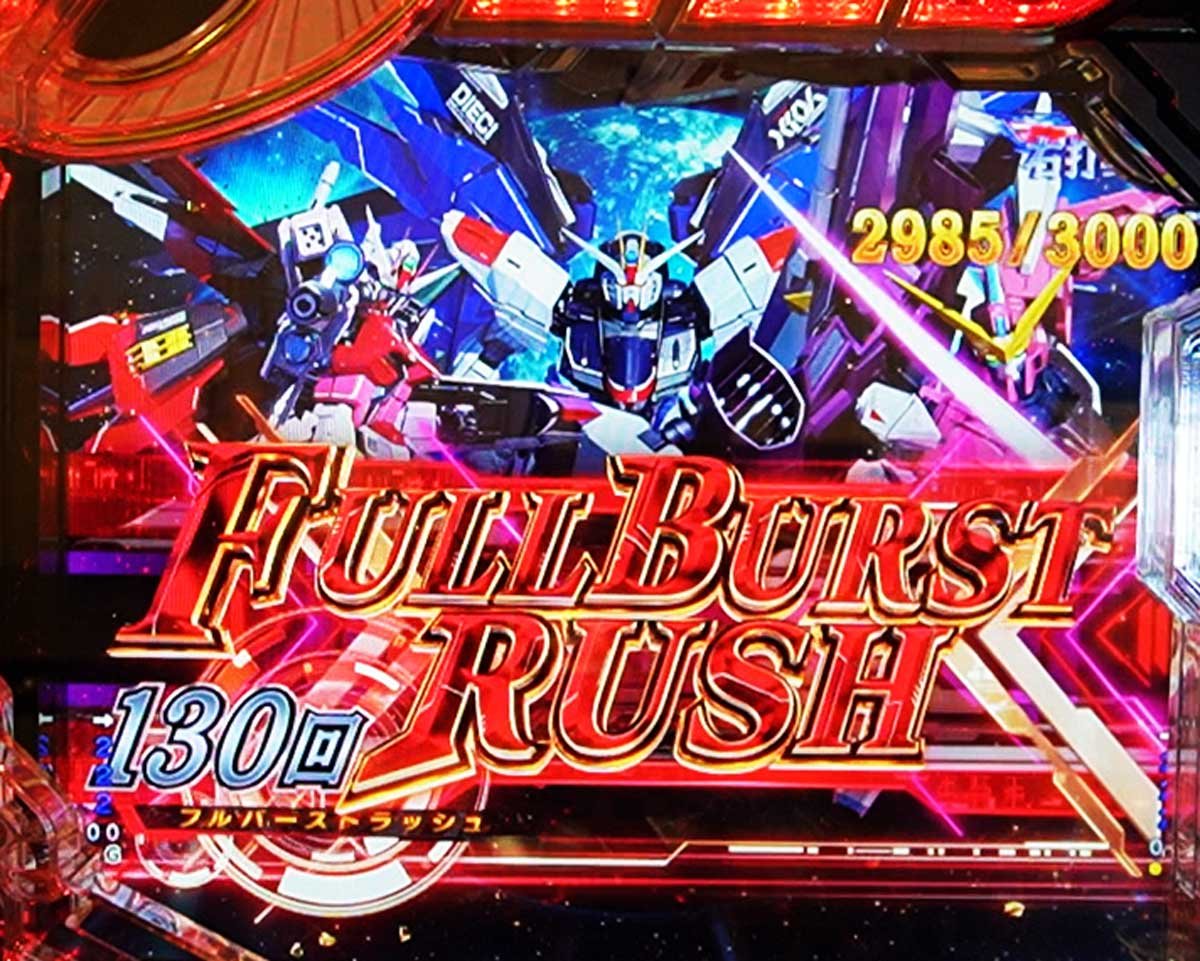 eフィーバー機動戦士ガンダムSEED クライマックスの特徴　2種類のLTとは？　FULLBURST RUSH 