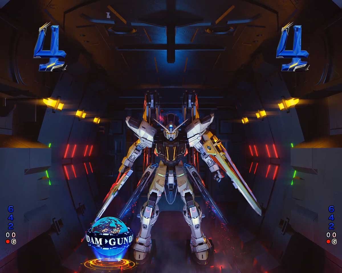 eフィーバー機動戦士ガンダムSEED クライマックス　リーチ後予告　ガンダム出撃
