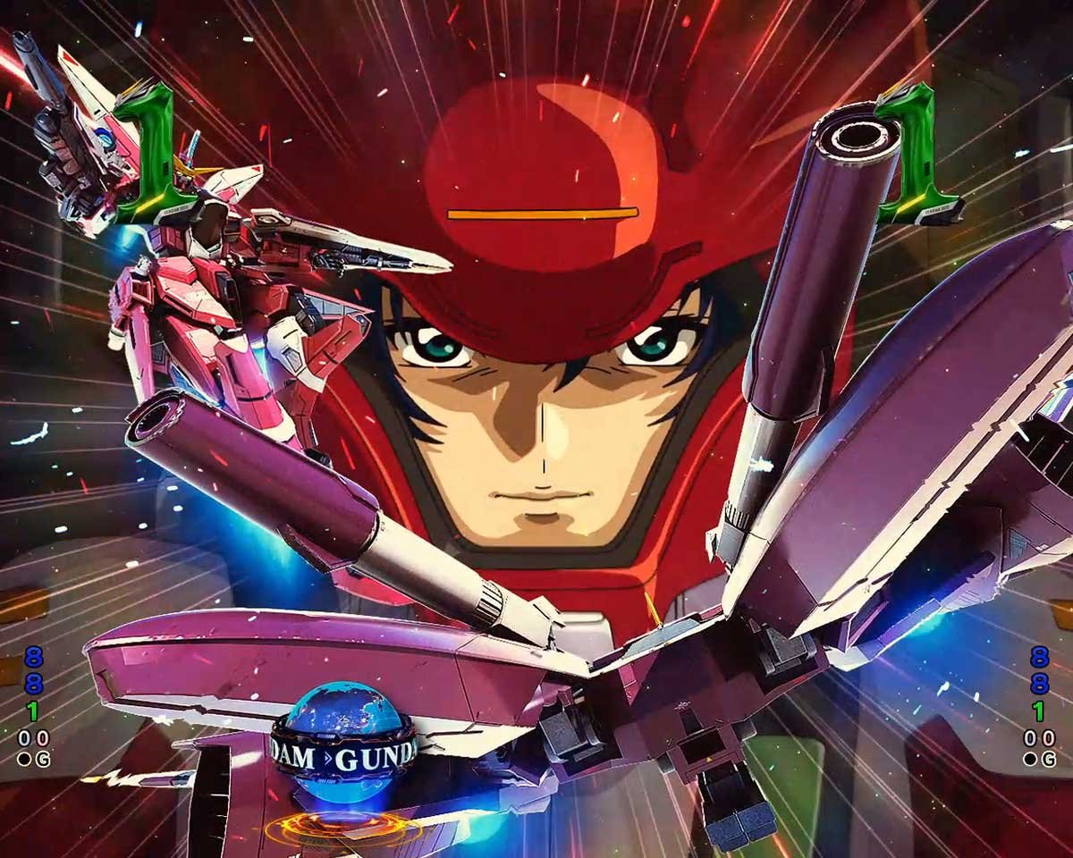 eフィーバー機動戦士ガンダムSEED クライマックス　リーチ演出　MSバトルリーチ　VSオルガ・サブナック（カラミティガンダム）