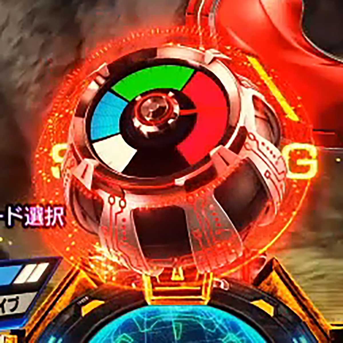 eフィーバー機動戦士ガンダムSEED クライマックス　RUSH　保留変化予告　メーター保留最終結果　赤