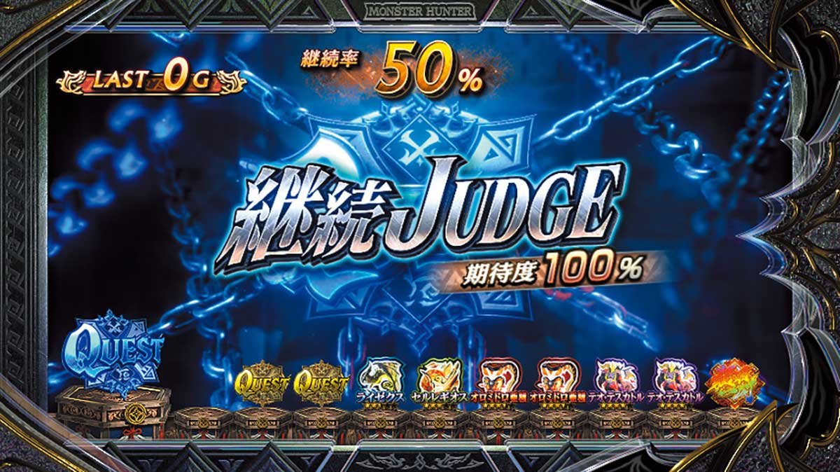スマスロ モンスターハンターライズ：サンブレイク　CZ　ブレイクゾーン　継続ジャッジ