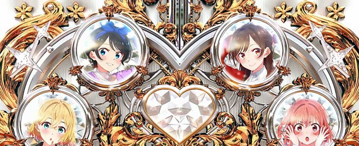 Lパチスロ 彼女、お借りします　かのかりボーナス　完全告知　シャッター