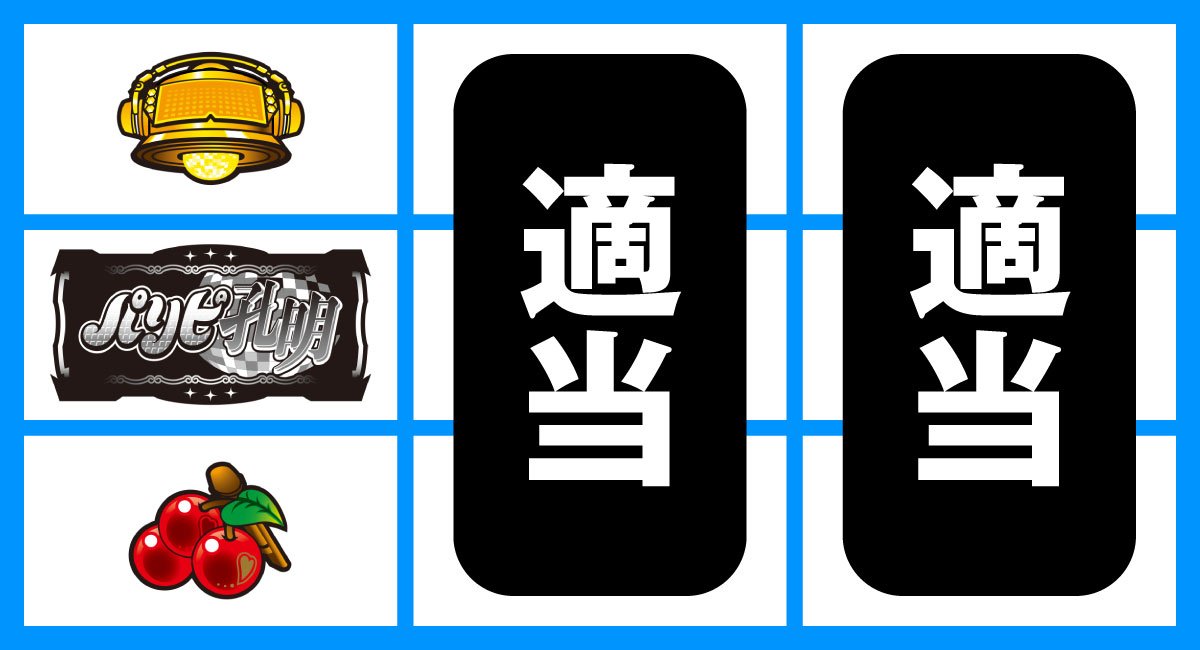スマスロパリピ孔明　通常時　打ち方　順押しBAR狙い　中段BAR停止時