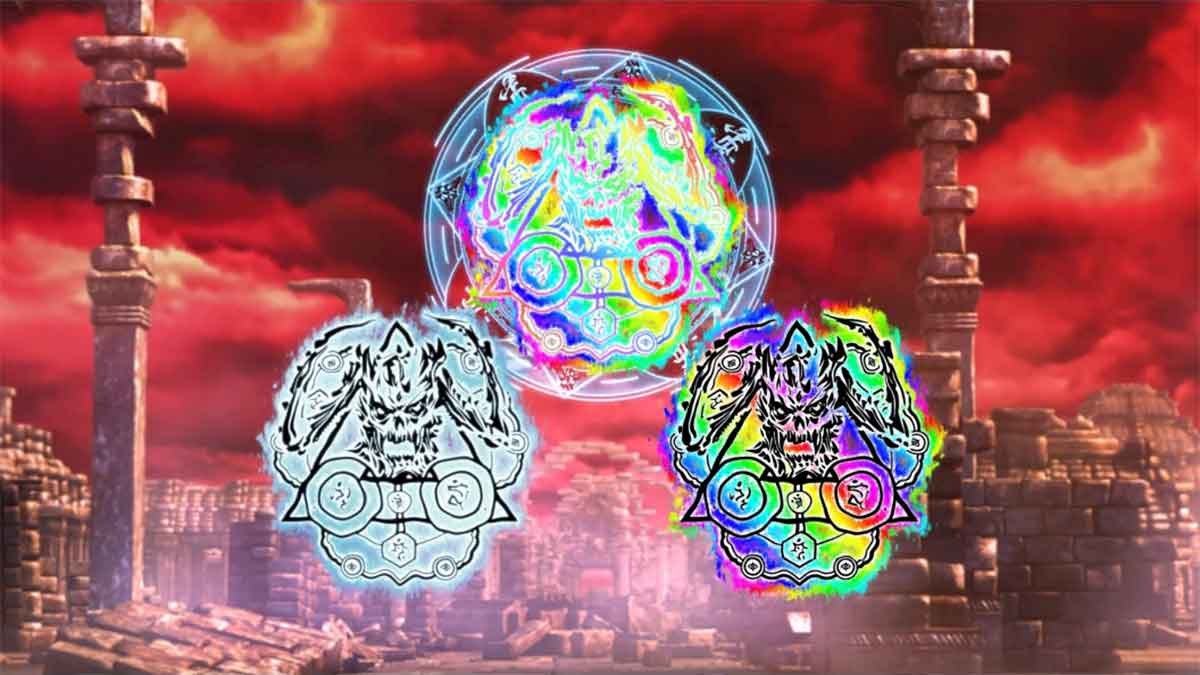 L牙狼 闇を照らす者　究極魔戒ラッシュ　ゲート　白・虹・虹