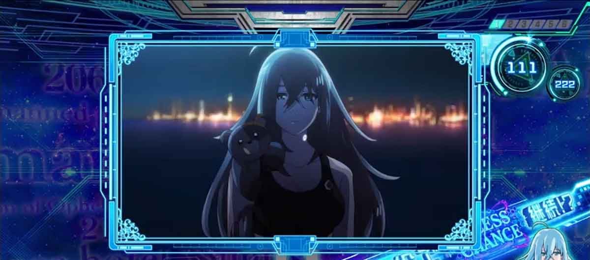 スロット Vivy -Fluorite Eye’s Song-　アクセスチャンス　終了時　カード　青枠①