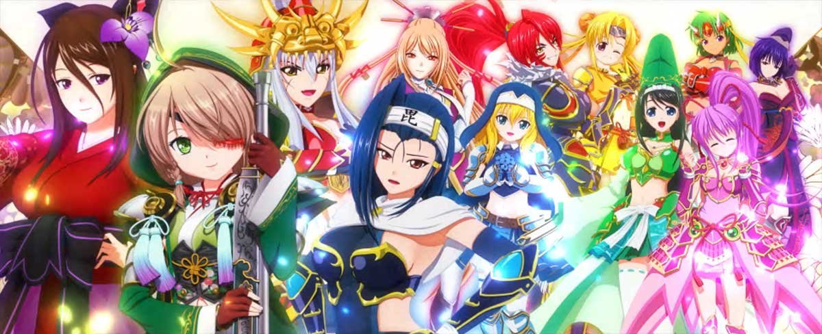 L戦国乙女4 戦乱に閃く炯眼の軍師　ボーナス終了画面　全員集合②