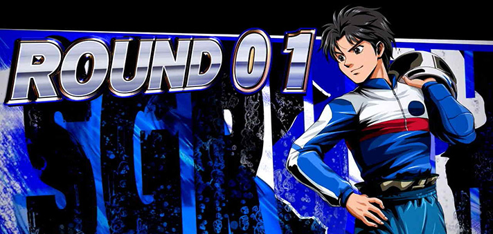 スマスロモンキーターンⅤ AT ラウンド開始画面 波多野 青背景