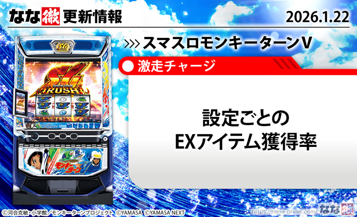 スマスロモンキーターンⅤ　更新情報