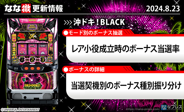 沖ドキ！BLACK　更新情報