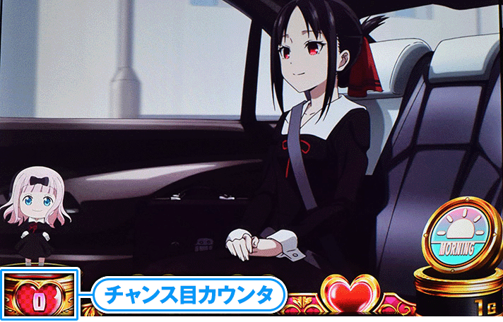 Lパチスロ かぐや様は告らせたい　通常時　チャンス目カウンタ　かぐや