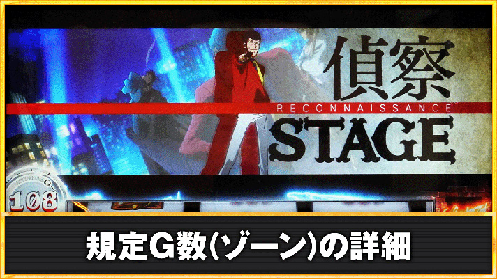 Lルパン三世 大航海者の秘宝　規定G数　ゾーン　ルパン