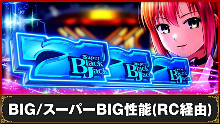 スマスロスーパーブラックジャック　RC経由のBIG