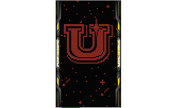 A-SLOT+ ディスクアップ ULTRAREMIX　サブ液晶に「U」停止