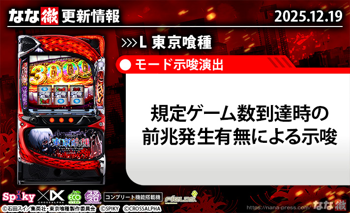 L 東京喰種　更新情報の概要　TOP画像