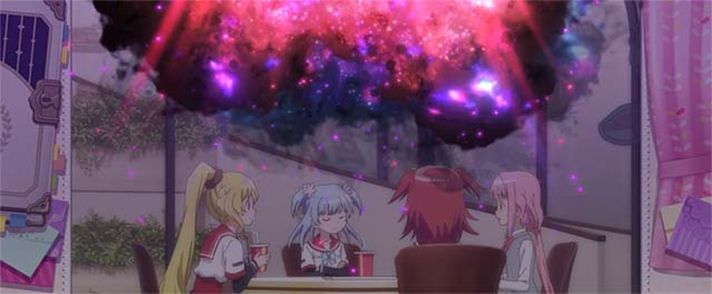 スマスロ マギアレコード 魔法少女まどか☆マギカ外伝　穢れ示唆　黒いモヤ　エフェクト　小