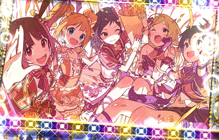 スマスロ アイドルマスター ミリオンライブ！ ネクストプロローグ　ボーナス終了画面　銀枠