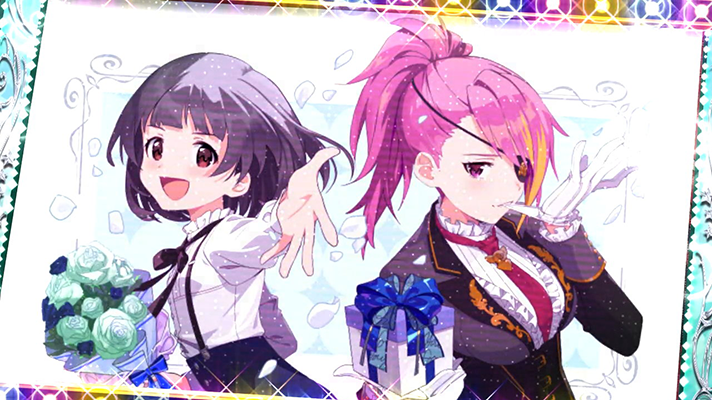 スマスロ アイドルマスター ミリオンライブ! ネクストプロローグ ボーナス終了画面 白枠 ホワイトデー