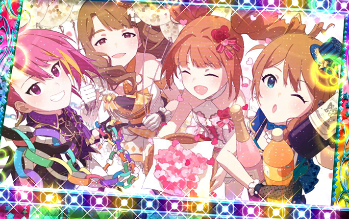 スマスロ アイドルマスター ミリオンライブ! ネクストプロローグ ボーナス終了画面 虹枠