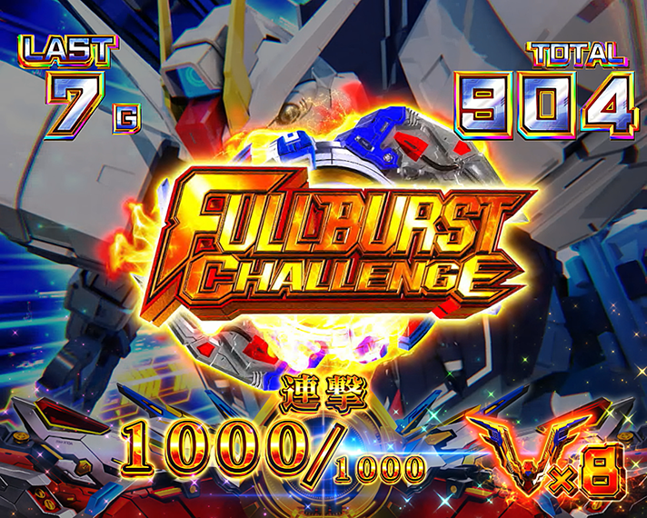 Lパチスロ機動戦士ガンダムSEED 1000連撃到達時の恩恵